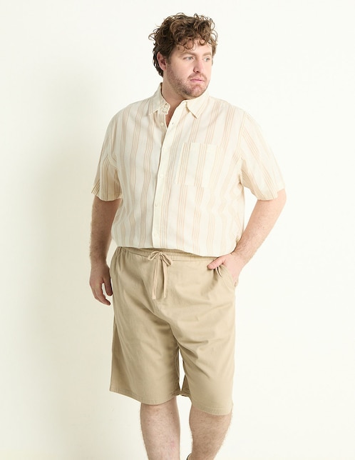 BERMUDA WEEKEND PLUS, 46, KHAKI CLARO W