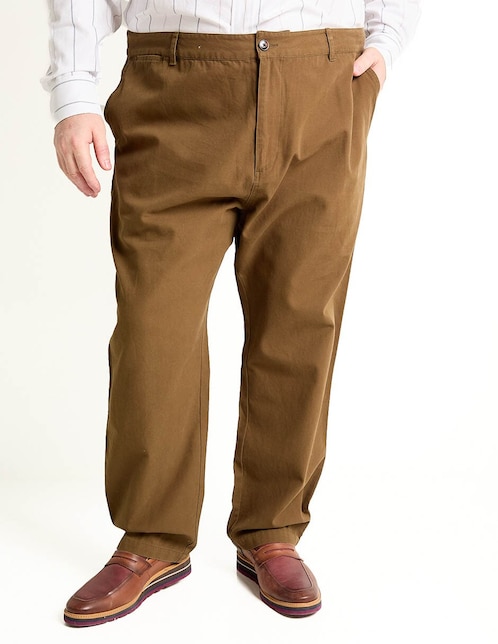 Pantalón regular Weekend Plus de algodón para hombre