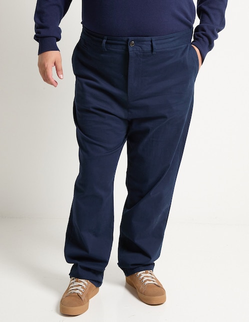 Pantalón recto de algodón para hombre 1