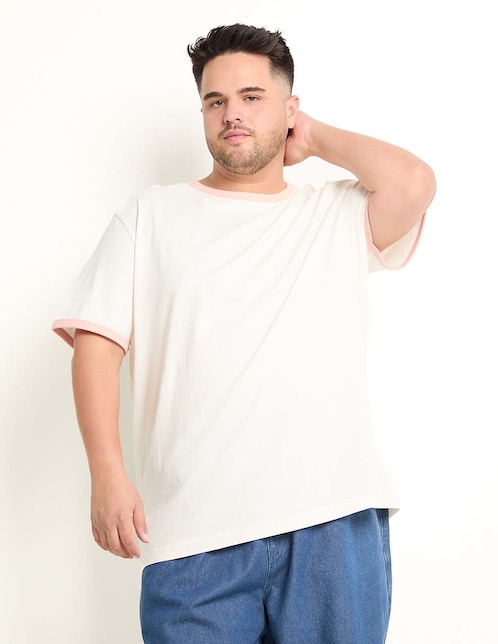 Playera cuello redondo para hombre 1