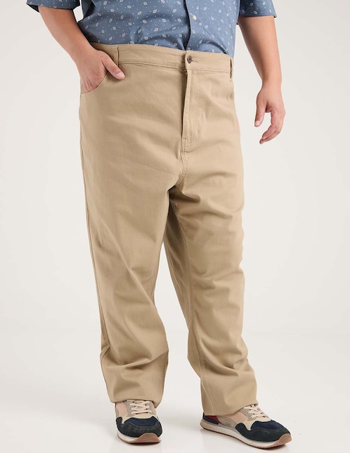 Pantalón recto de algodón para hombre 1