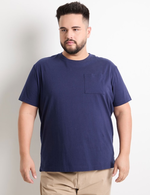 Playera cuello redondo para hombre 1