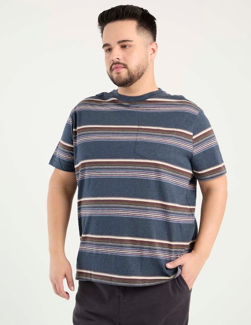 Playera cuello redondo para hombre 1