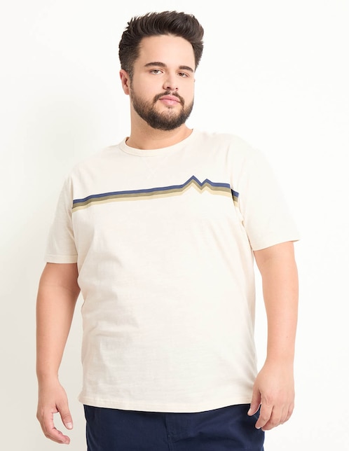 Playera Weekend Plus cuello redondo para hombre