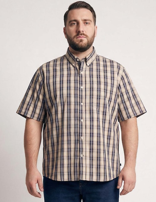 Camisa casual manga corta para hombre 1
