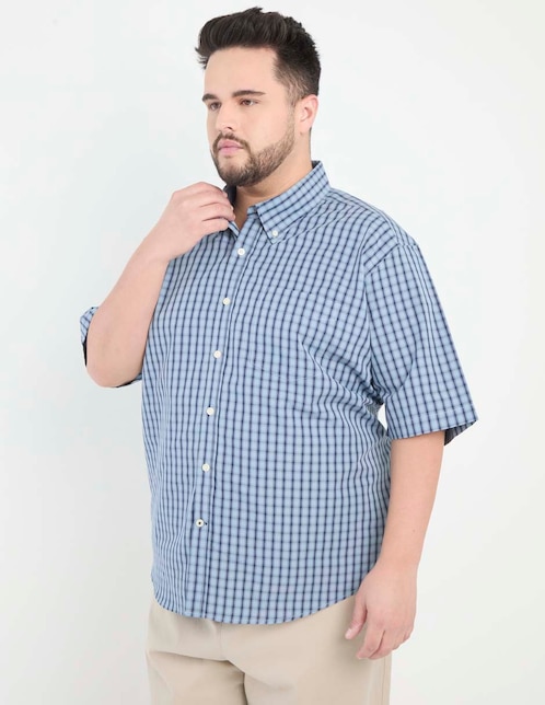 Camisa casual manga corta para hombre 1