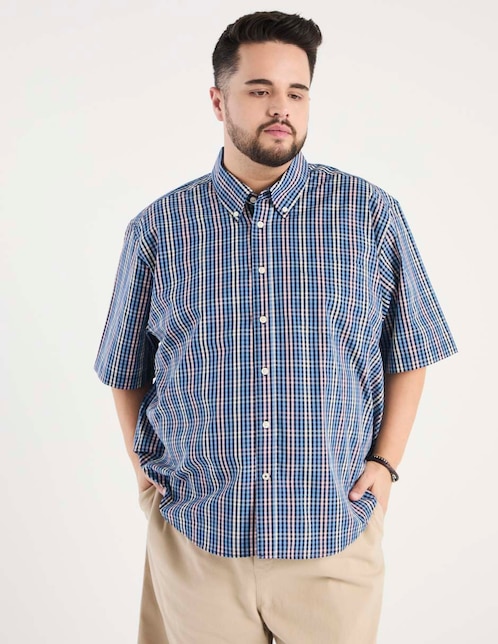 Camisa casual manga corta para hombre 1