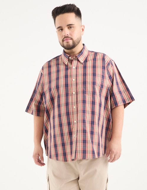 Camisa casual manga corta para hombre 1