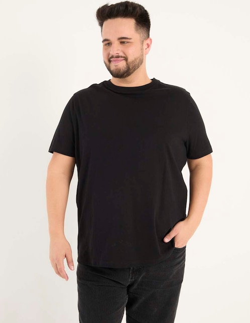 Playera cuello redondo para hombre 1