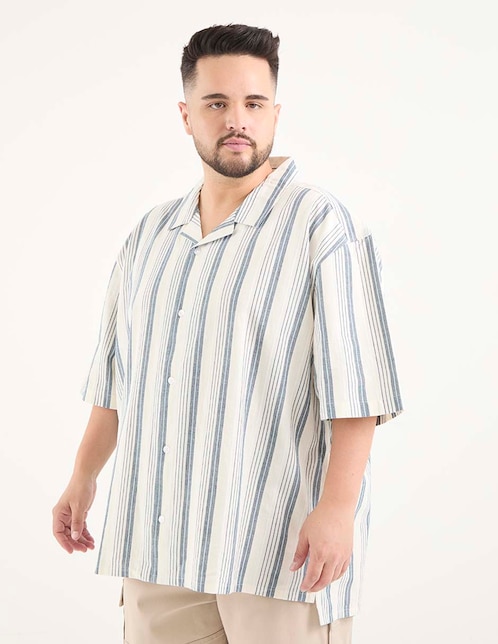 Camisa casual manga corta para hombre 1