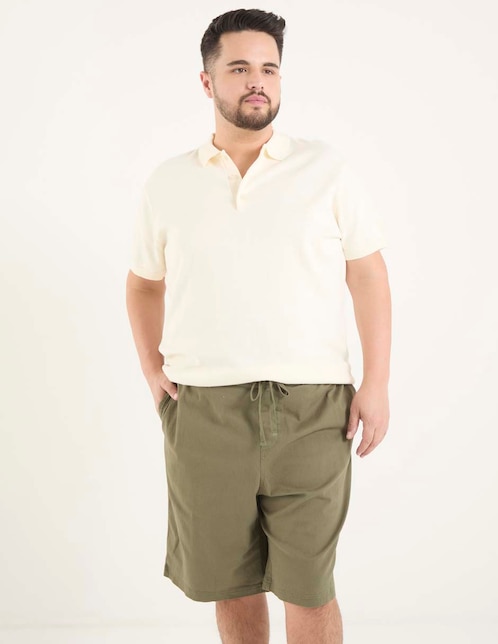 Bermuda de algodón para hombre 1
