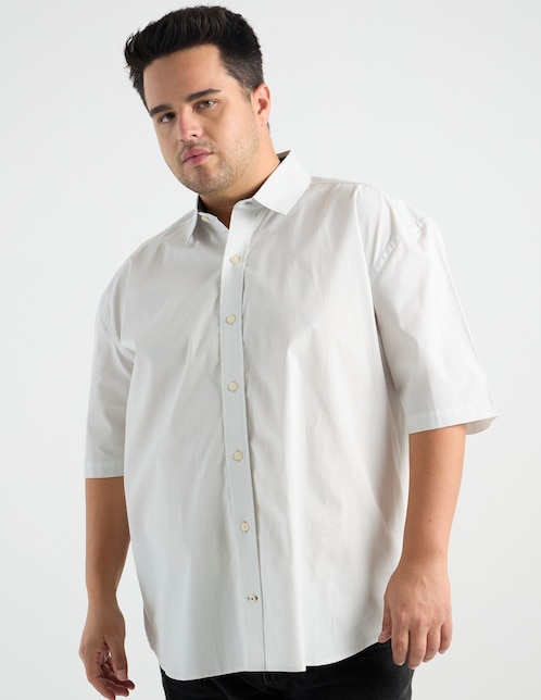 Camisa casual manga corta para hombre 1