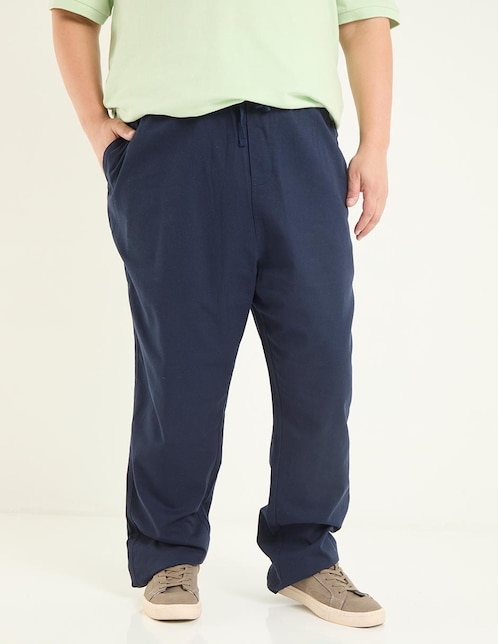 Pantalón casual relaxed straight Weekend Plus para hombre