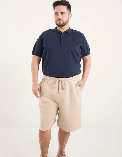 BERMUDA WEEKEND PLUS, 48, KHAKI CLARO L