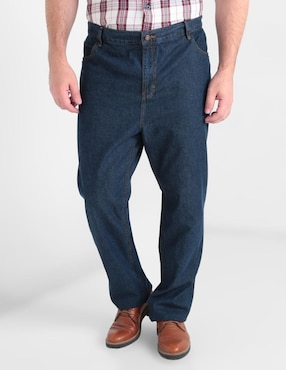 Jeans Recto Weekend Plus Lavado Stone Wash Para Hombre