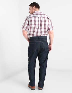 Jeans straight Weekend Plus lavado obscuro para hombre