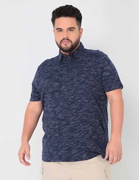 Playera Tipo Polo Weekend Plus Para Hombre