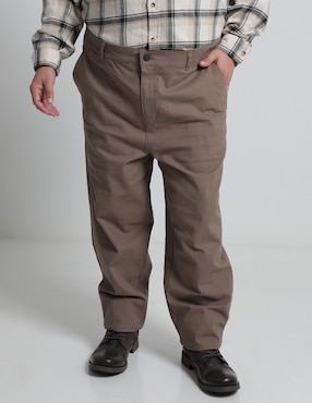 Pantalón Straight Weekend Plus De Algodón Para Hombre