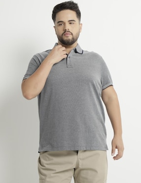 Playera Tipo Polo Weekend Plus Para Hombre