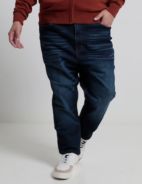 Jeans Slim Weekend Plus Lavado Desgastado Para Hombre