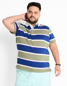 Playera Tipo Polo Weekend Plus Para Hombre