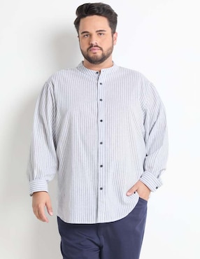 Camisa Casual Weekend Plus Manga Larga Para Hombre