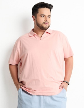 Playera Tipo Polo Weekend Plus Para Hombre