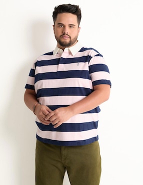 Playera Tipo Polo Weekend Plus Para Hombre