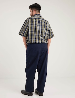 Pantalón recto Weekend Plus de algodón para hombre