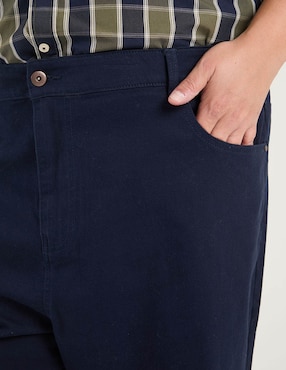 Pantalón recto Weekend Plus de algodón para hombre