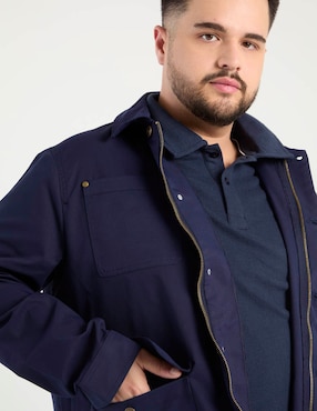 Chamarra casual Weekend Plus con bolsillos para hombre