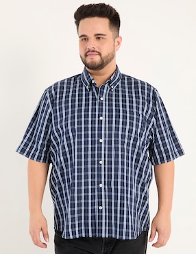 Camisa casual Weekend Plus manga corta para hombre