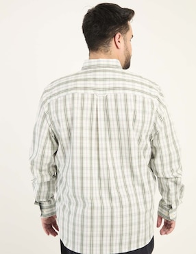 Camisa casual Weekend Plus manga larga para hombre
