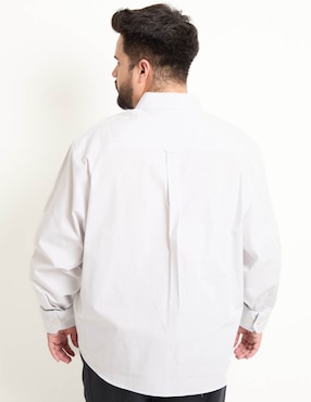 Camisa casual Weekend Plus manga larga para hombre