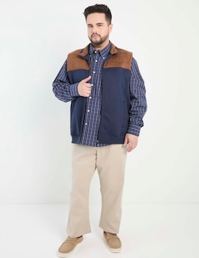 Camisa casual Weekend Plus manga larga para hombre