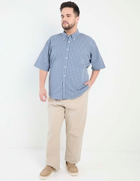 Camisa casual Weekend Plus manga corta para hombre