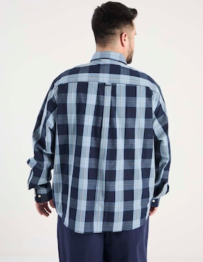 Camisa casual Weekend Plus manga larga para hombre