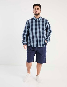 Camisa casual Weekend Plus manga larga para hombre