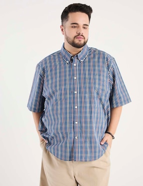 Camisa casual Weekend Plus manga corta para hombre