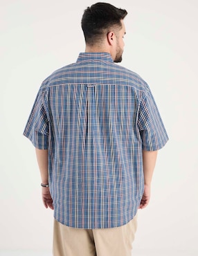Camisa casual Weekend Plus manga corta para hombre