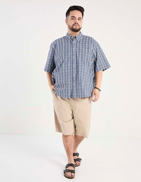 Camisa casual Weekend Plus manga corta para hombre