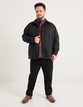 Sobrecamisa casual Weekend Plus manga larga para hombre