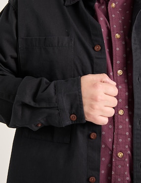 Sobrecamisa casual Weekend Plus manga larga para hombre