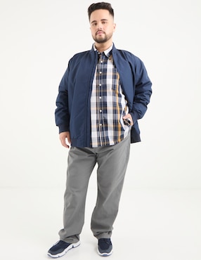 Camisa casual Weekend Plus manga larga para hombre