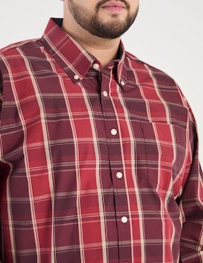 Camisa casual Weekend Plus manga larga para hombre