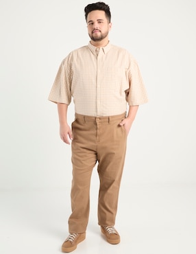 Camisa casual Weekend Plus manga corta para hombre