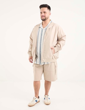 Chamarra bomber Weekend Plus con bolsillos para hombrre