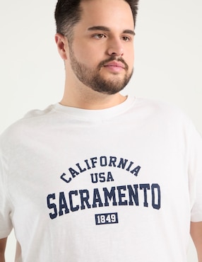 Playera Weekend Plus cuello redondo para hombre