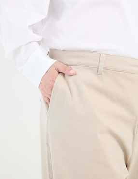 Pantalón business casual chino recto Weekend Plus de algodón para hombre