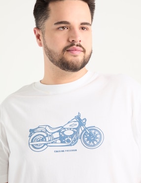 Playera Weekend Plus cuello redondo para hombre